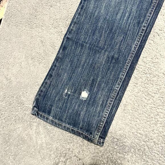 Wrangler FR 20X Bootcut Jeans Mens 34 x34 Flame Resistant Blue Denim - Picture 3 of 11